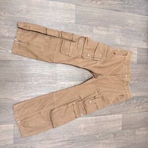 Zara brown utility cargo pants